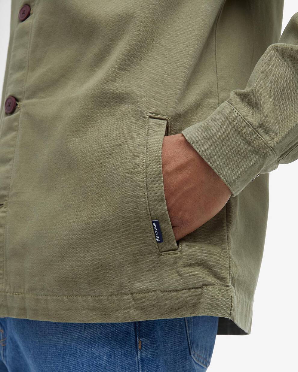 Overshirt Washed Cotton Olive