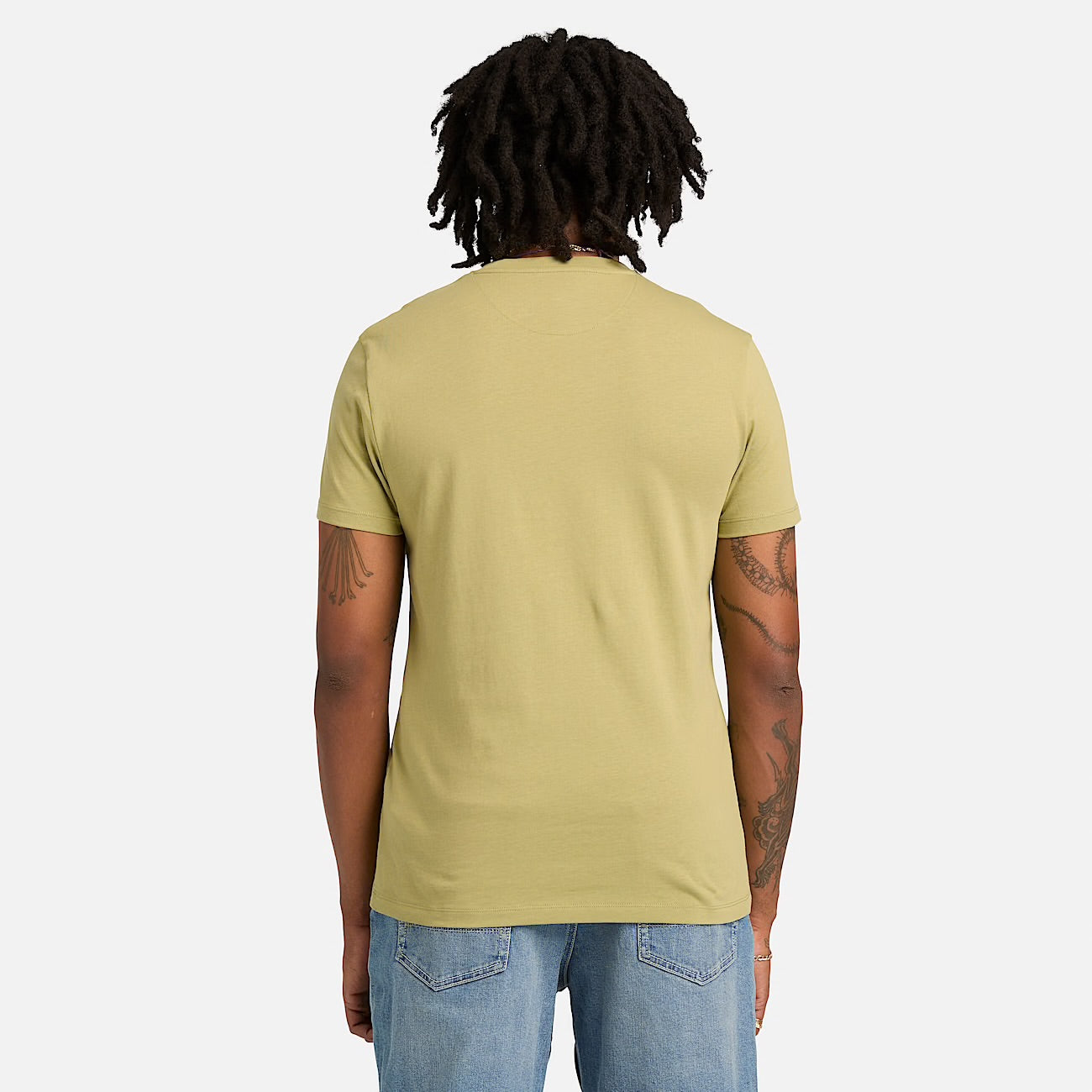 T-shirt basic slim fit manica corta Salvia