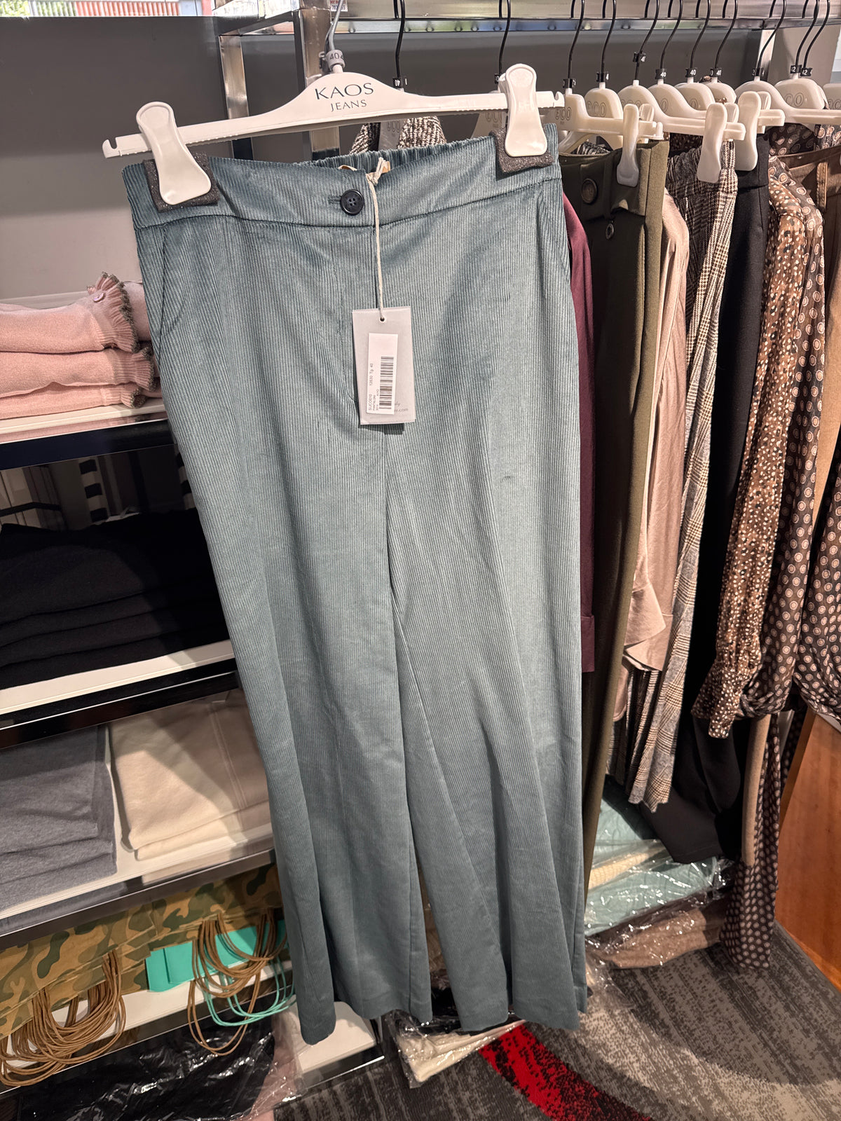 Pantalone velluto Sijco010 avio