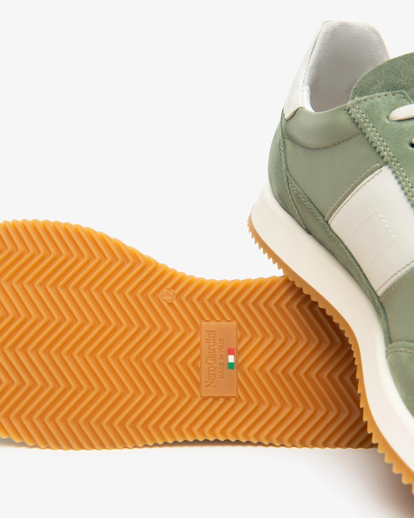 Sneaker in pelle E601110U Salvia
