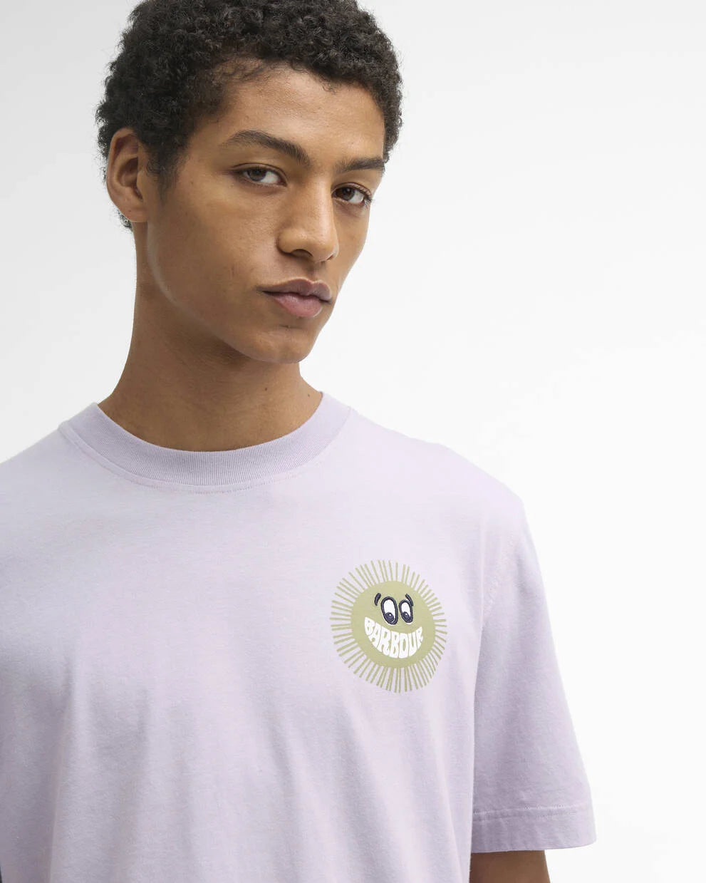 T-shirt con stampa Westbury dalla vestibilità comoda lilla
