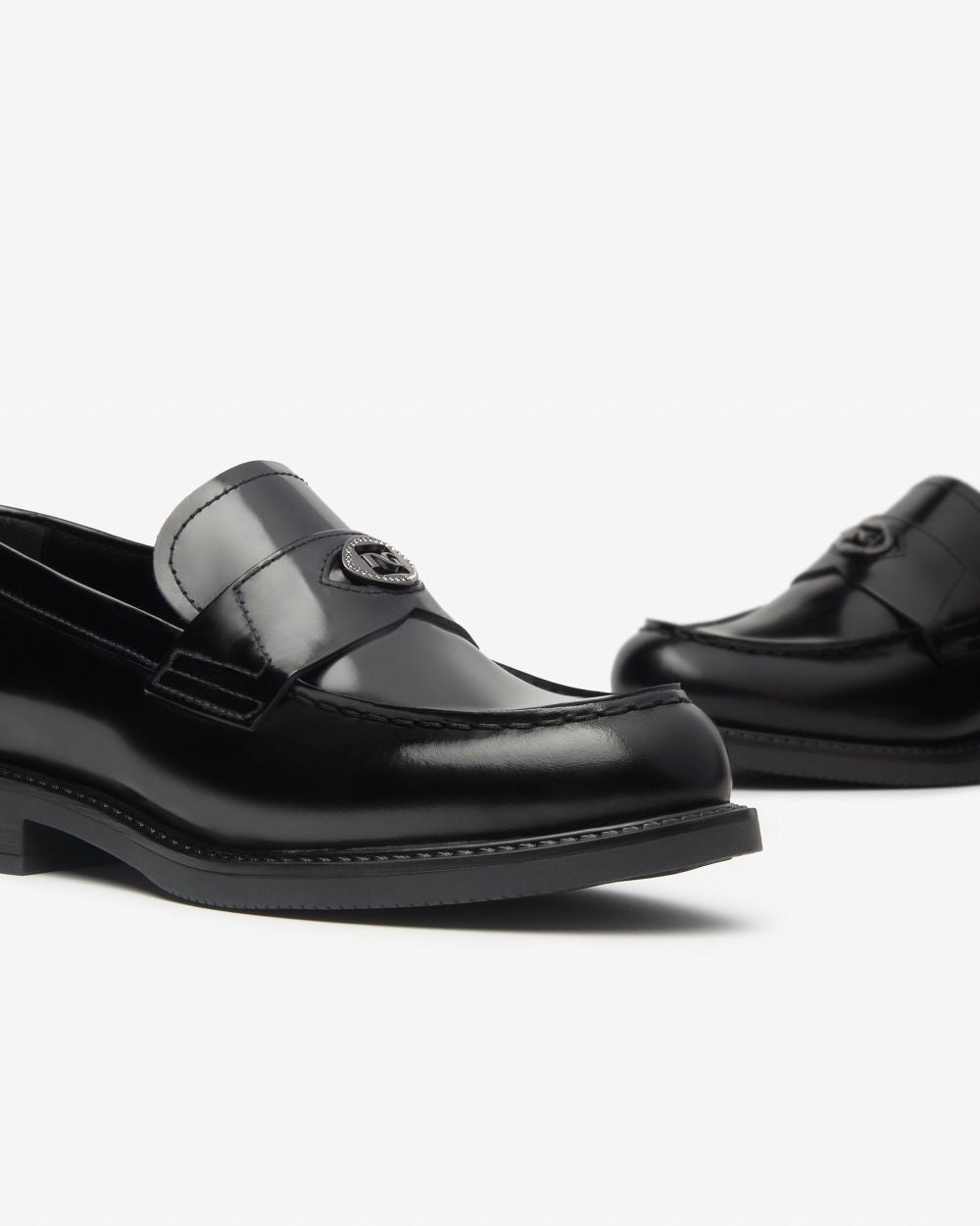 Mocassino abrasivato nero