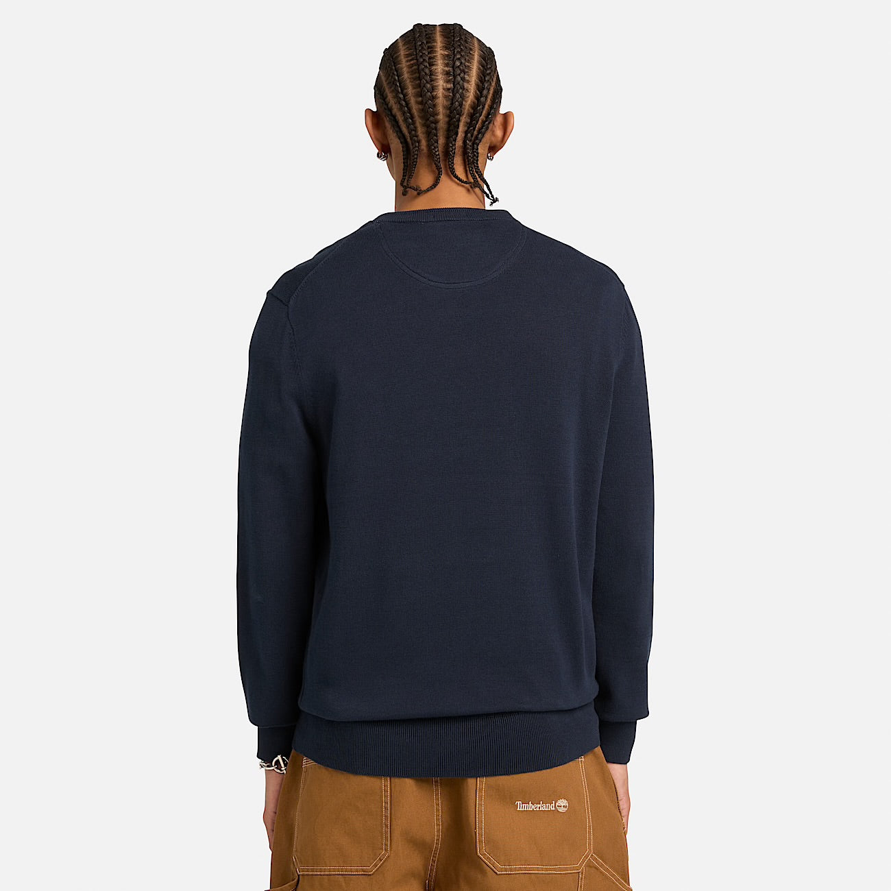 Maglione in Cotone Williams River da Uomo blu