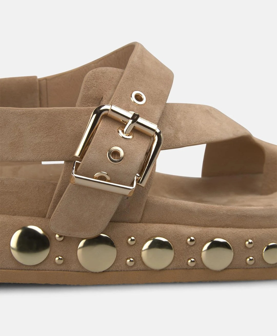 Sandali Platform con Borchie