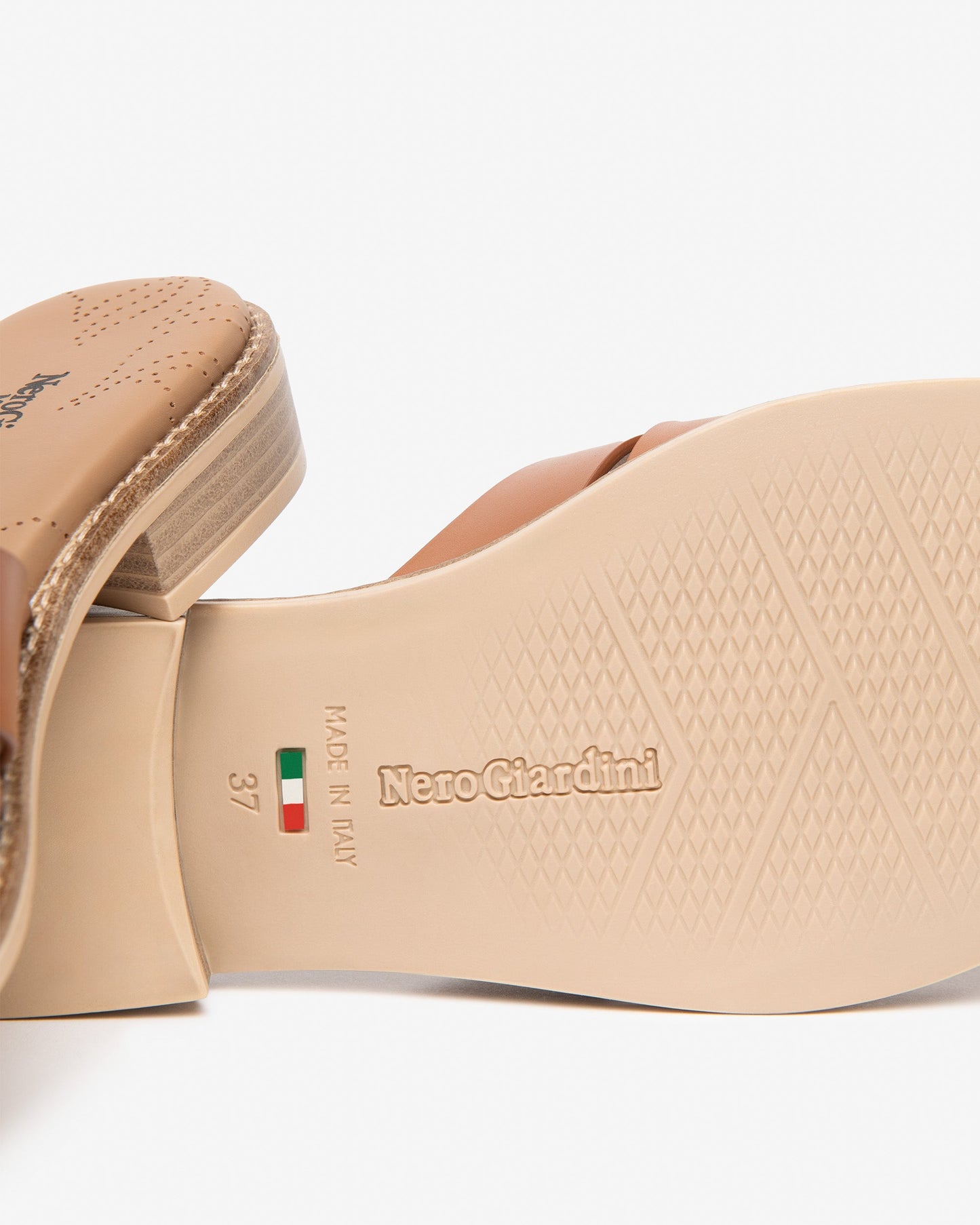 Ciabattina in pelle Cognac E615893D