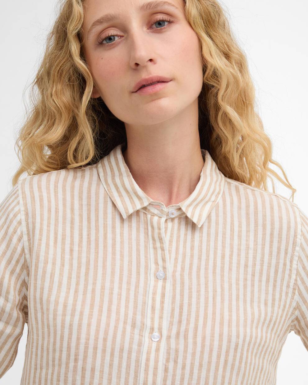 Camicia a maniche lunghe Marine dalla vestibilità comoda Pink Stripe