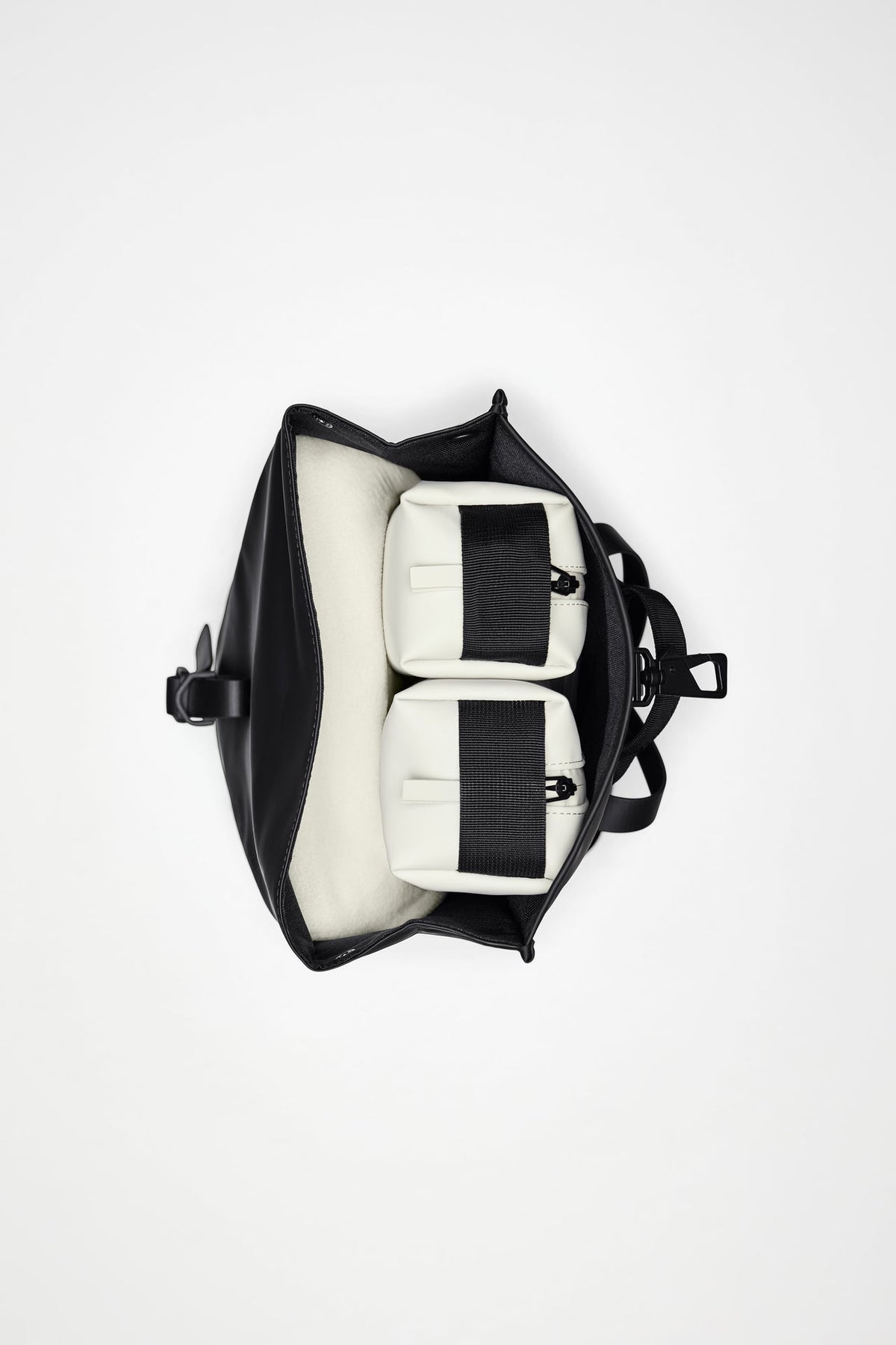Rolltop Rucksack Mini nero