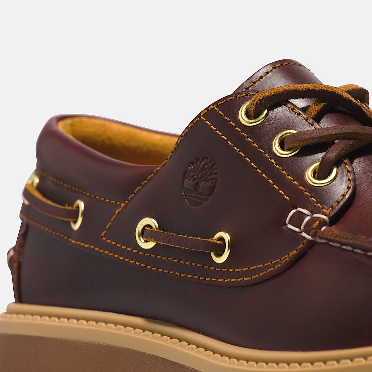 Scarpa da Barca con Plateau Stone Street marrone