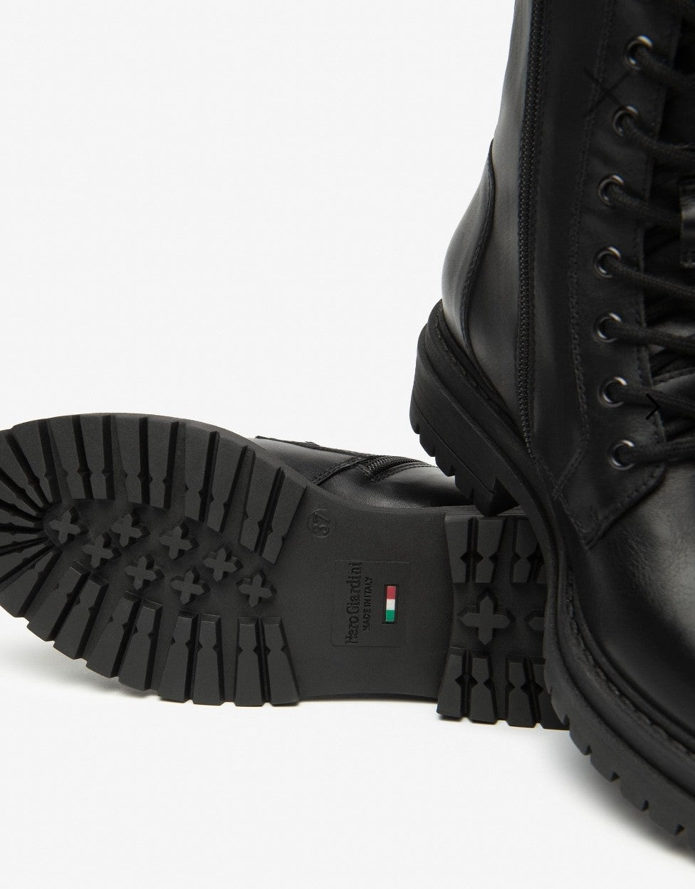 Anfibi con fibbia laterale I514833D