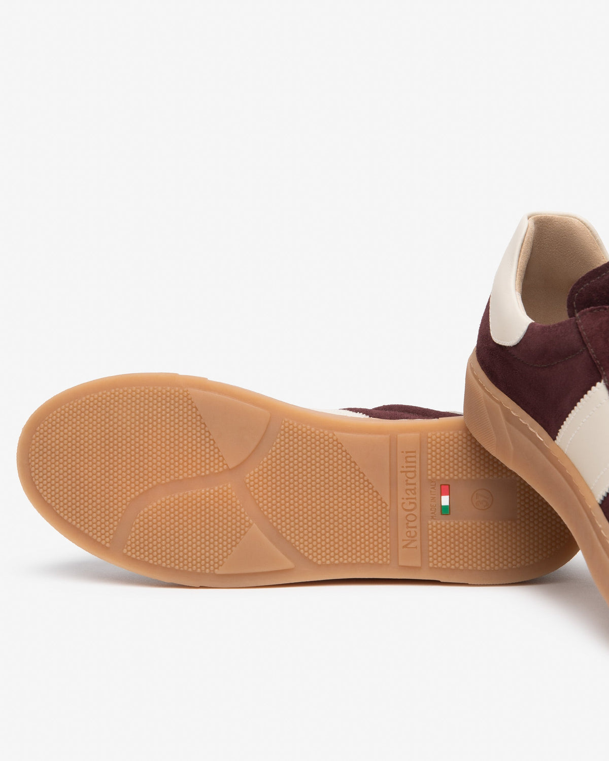 Sneakers camoscio bordeaux I617421D