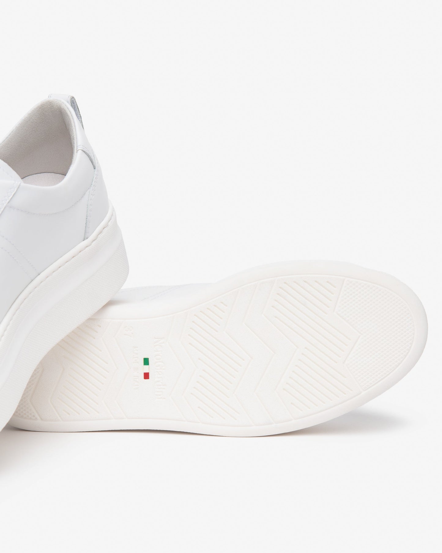 Sneakers in pelle Bianco E615311D