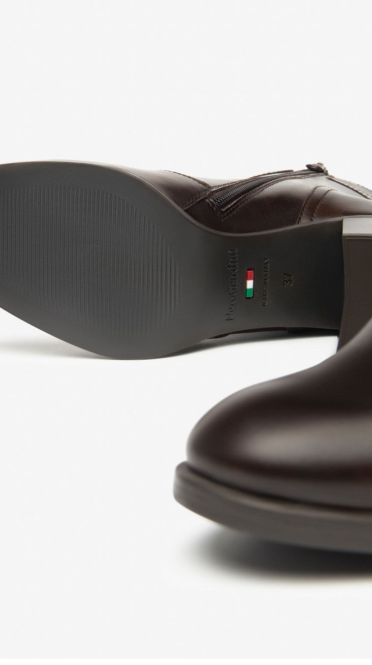 Tronchetto pelle T70 marrone