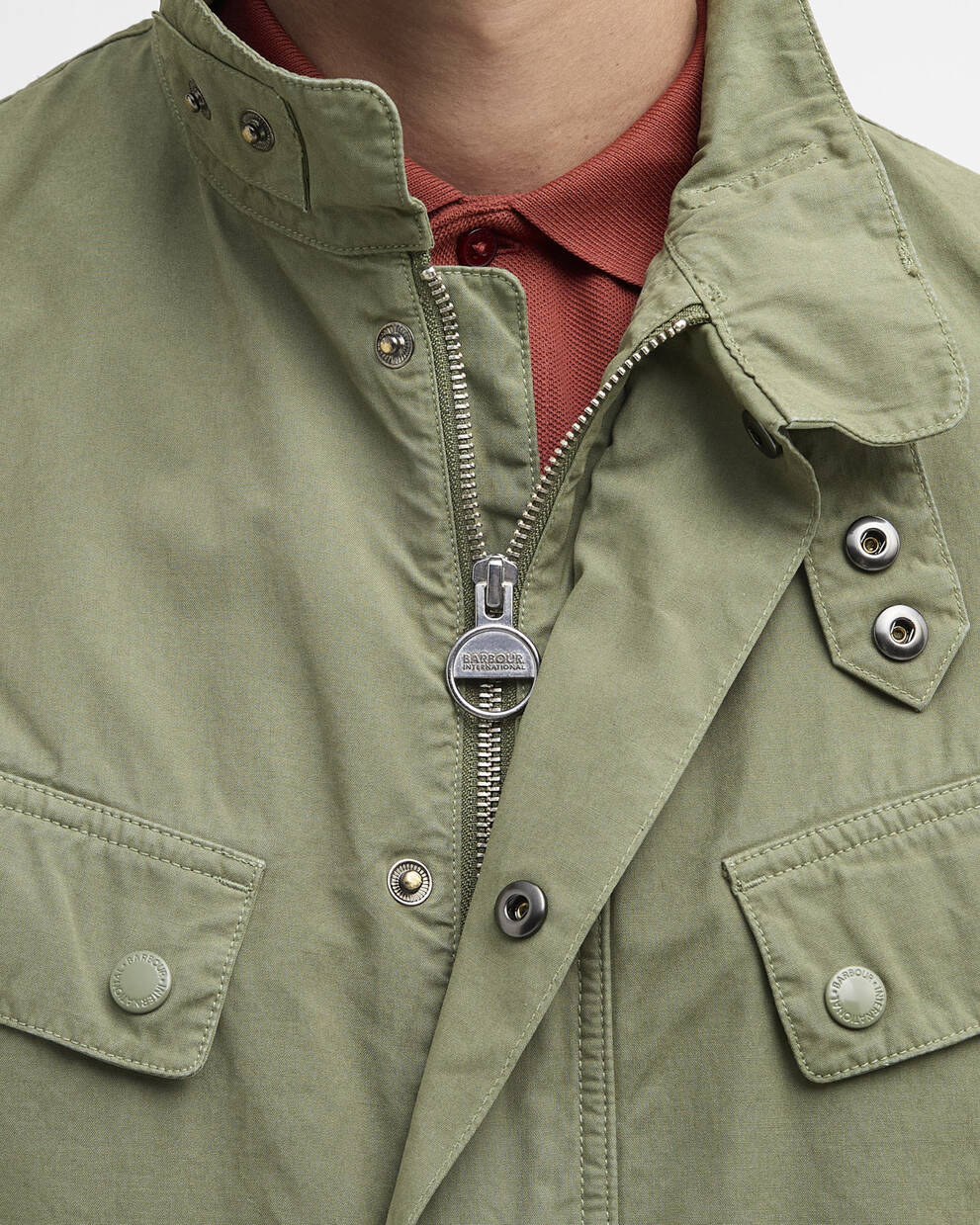 Giacca casual Duke tinta in capo verde