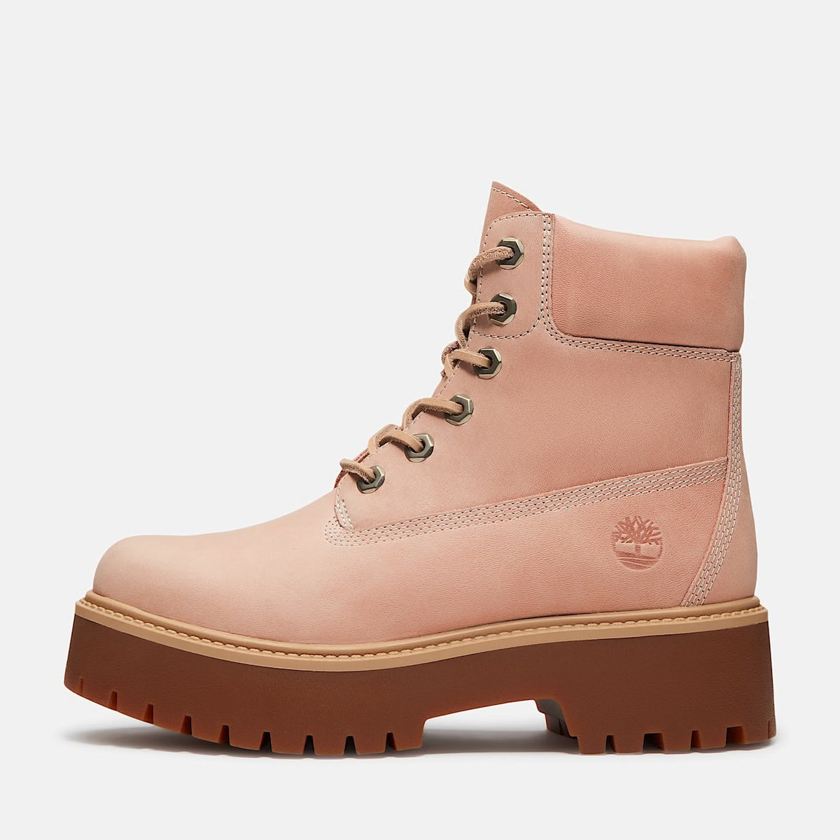 Stivale con Plateau 6-Inch Stone Street da Donna in rosa chiaro