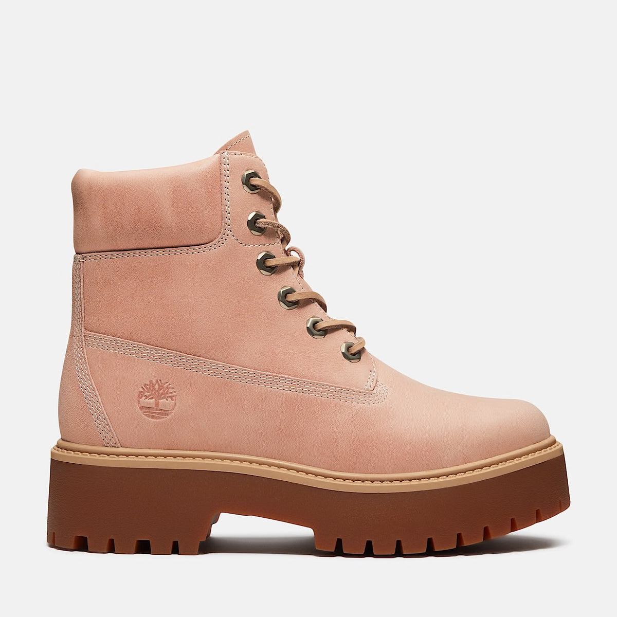 Stivale con Plateau 6-Inch Stone Street da Donna in rosa chiaro
