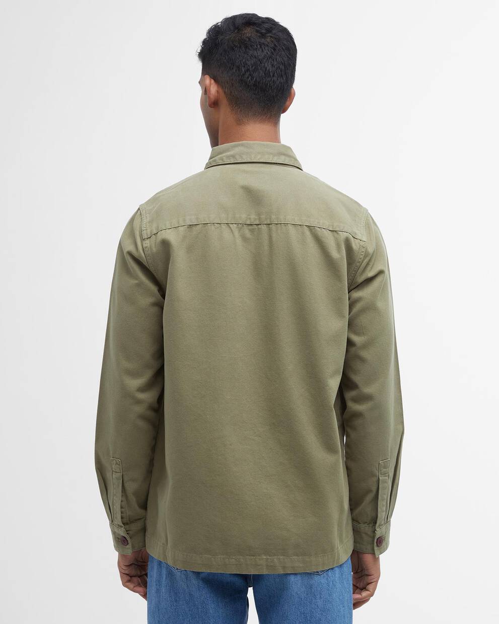 Overshirt Washed Cotton Olive