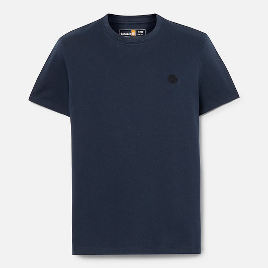 T-shirt basic slim fit manica corta Blu