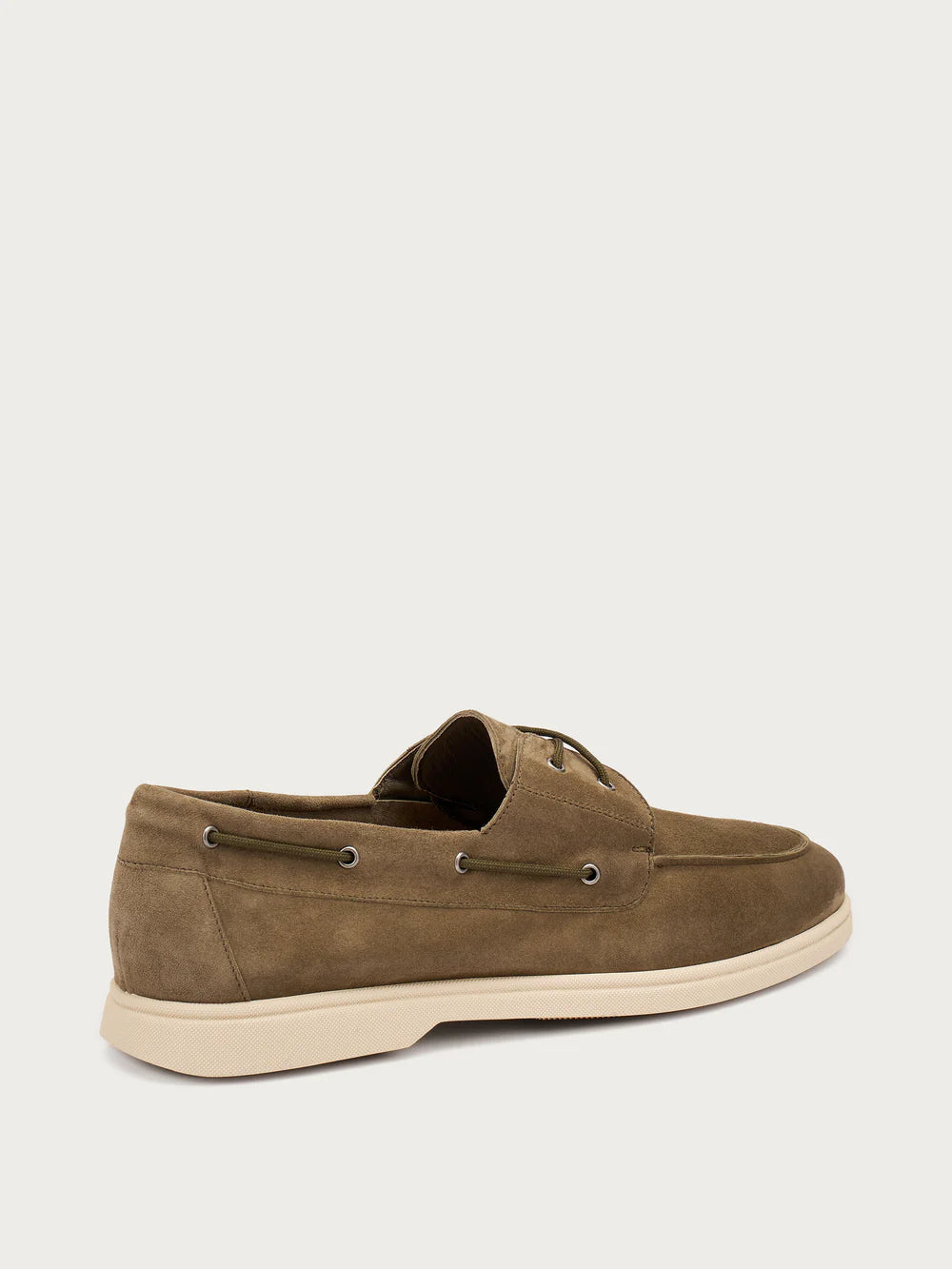Scarpa da barca in pelle scamosciata 32b1 Salvia
