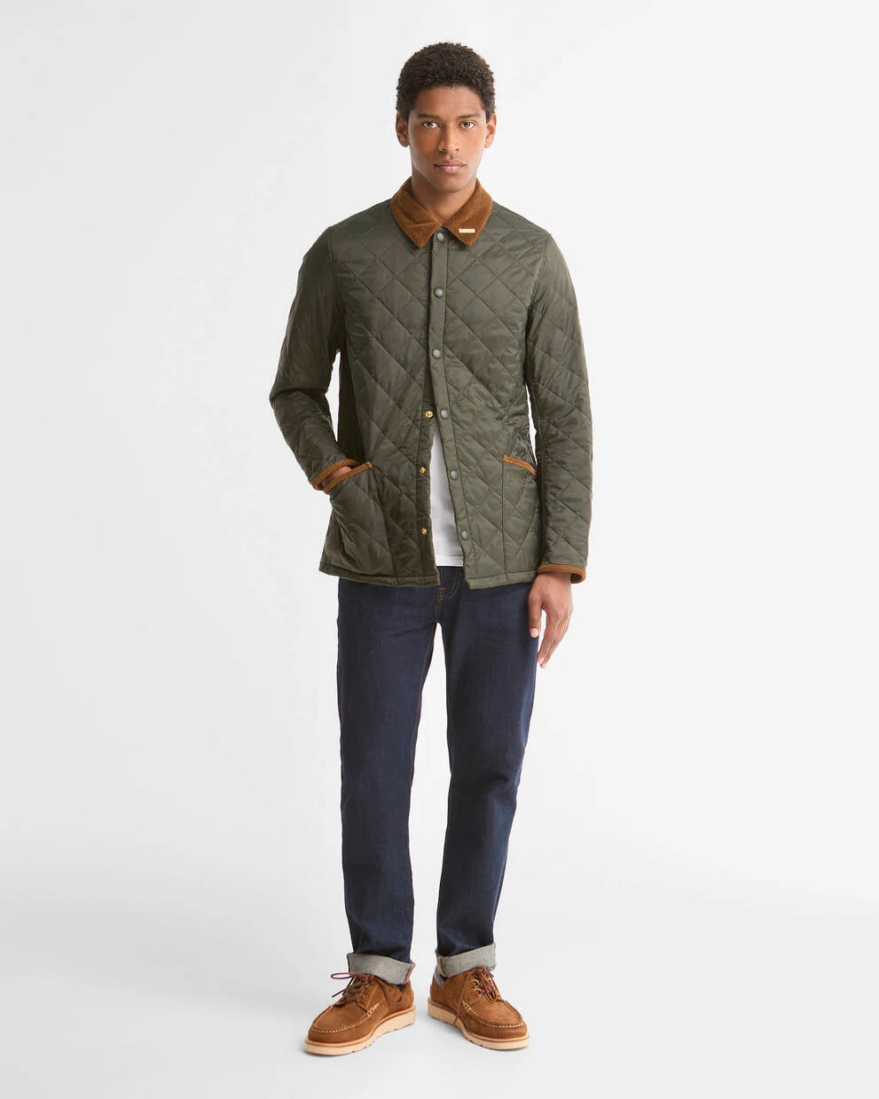 Giacca trapuntata Heritage Liddesdale Icons sage green