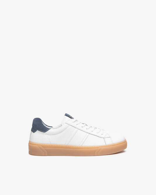 Sneaker in pelle E500695U Bianco