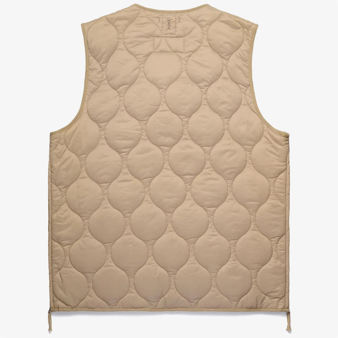 Gilet trapuntato PLYMOUTH beige