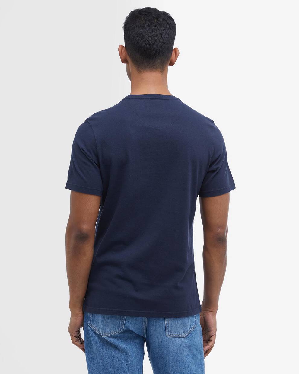 T-Shirt sport-Tartan blu navy