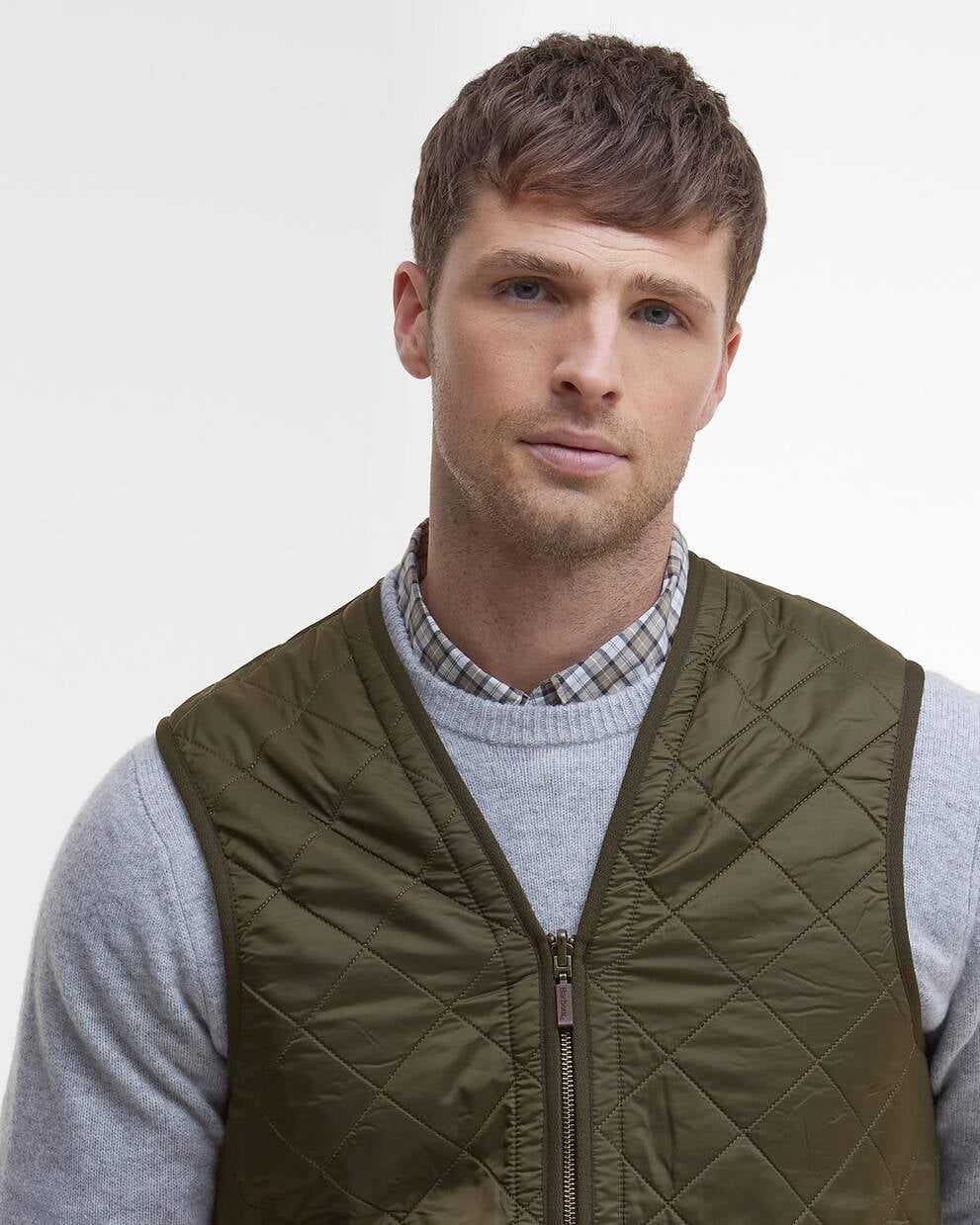 Gilet polarquilt imbottitura verde