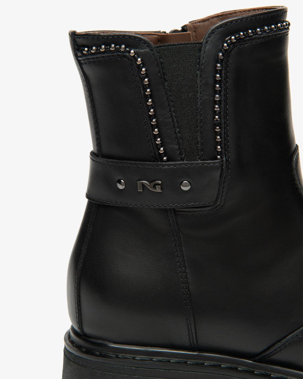 Stivaletti borchie laterali I514769D Nero