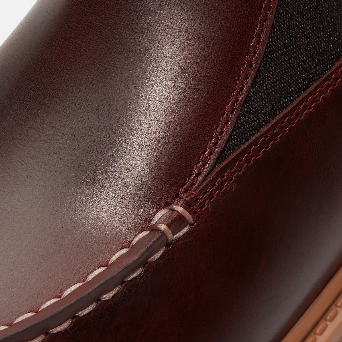 Stivale Chelsea con Plateau Stone Street da Donna in bordeaux