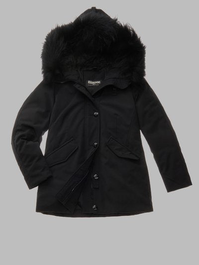 Blauer Parka Imbottito Irma