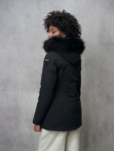 Blauer Parka Imbottito Irma