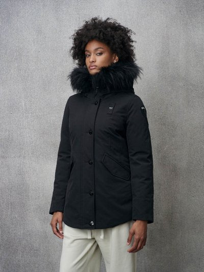 Blauer Parka Imbottito Irma