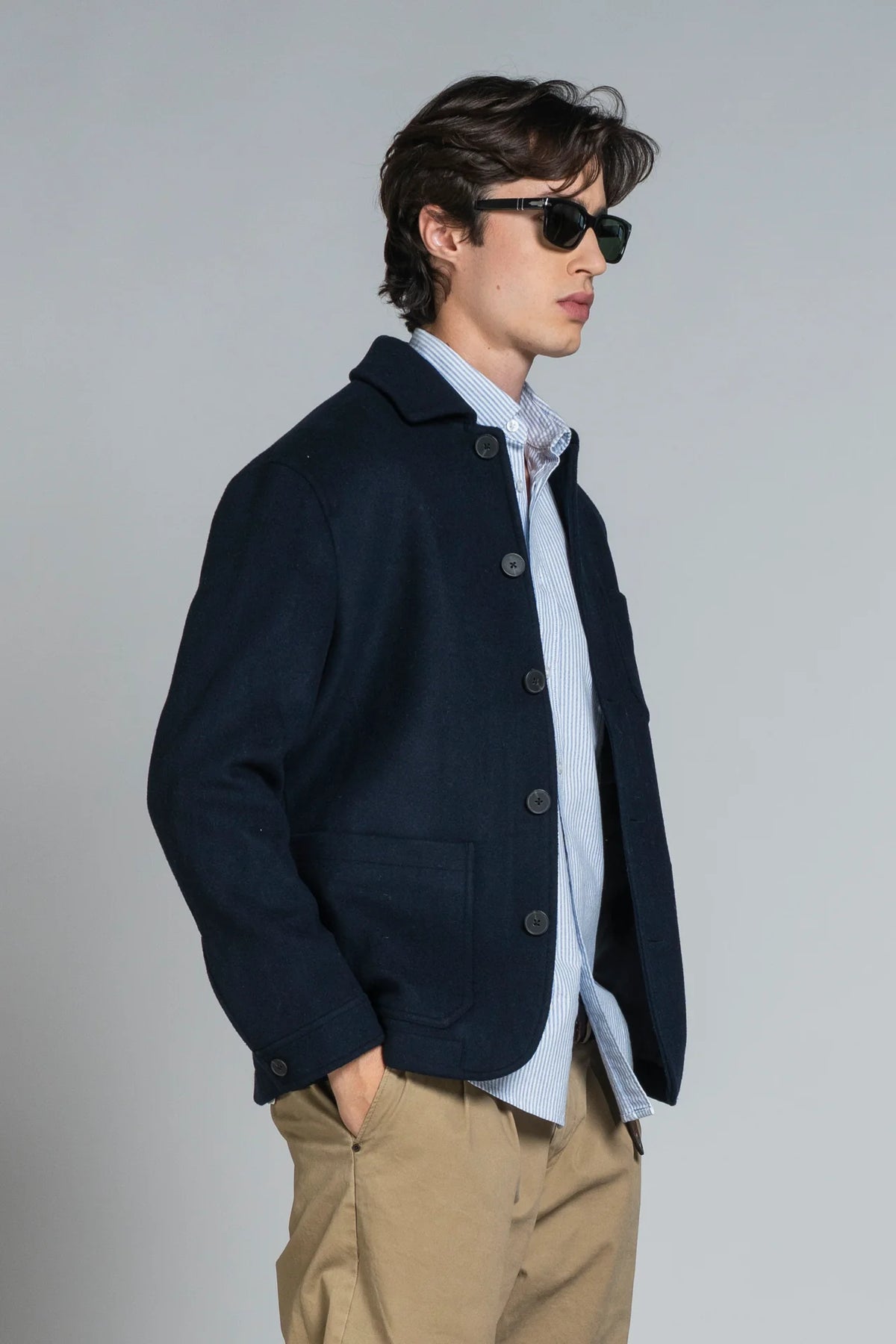 Giacca 3 tasche Benjamin blu navy