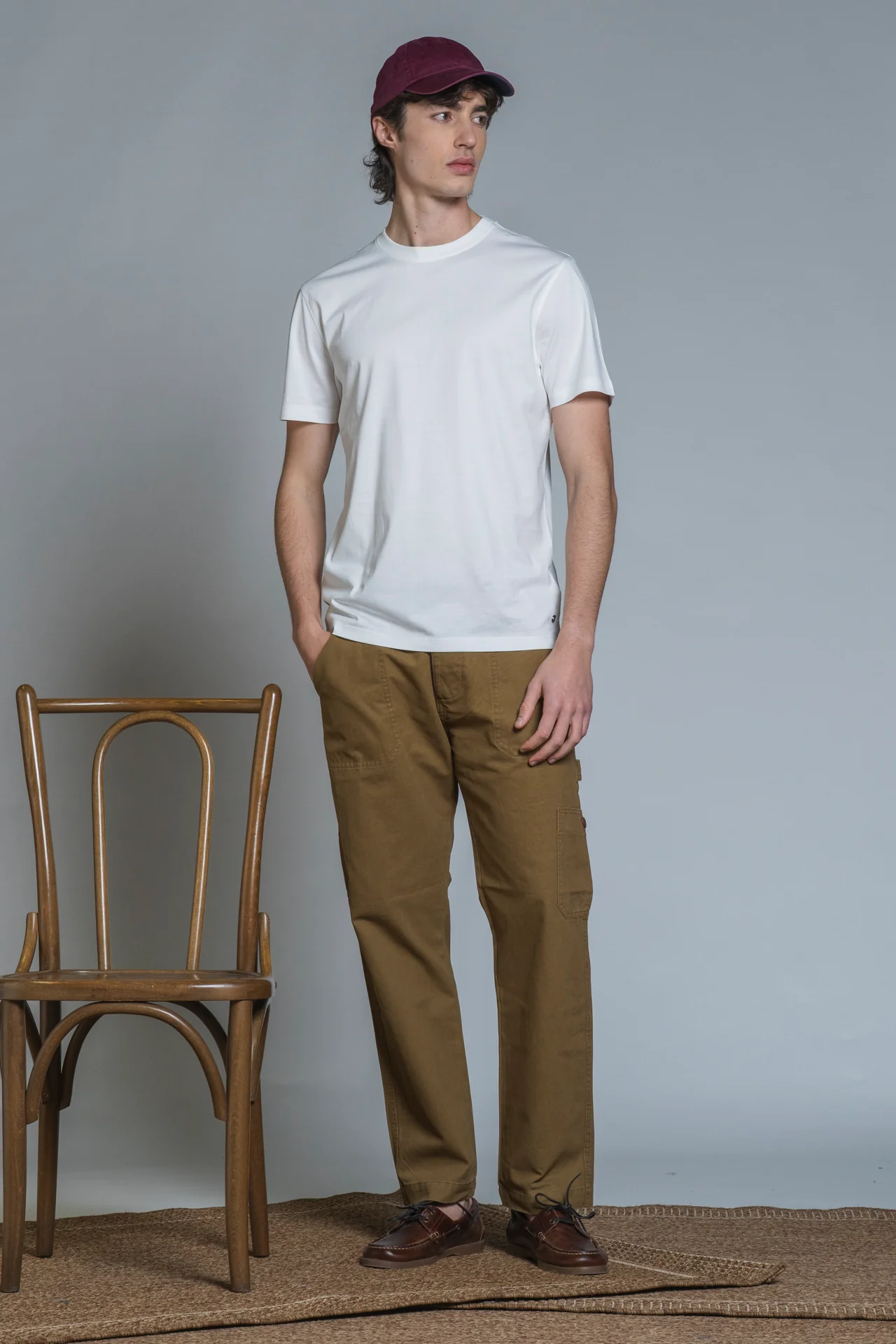 T-shirt cotone mercerizzato Bianco