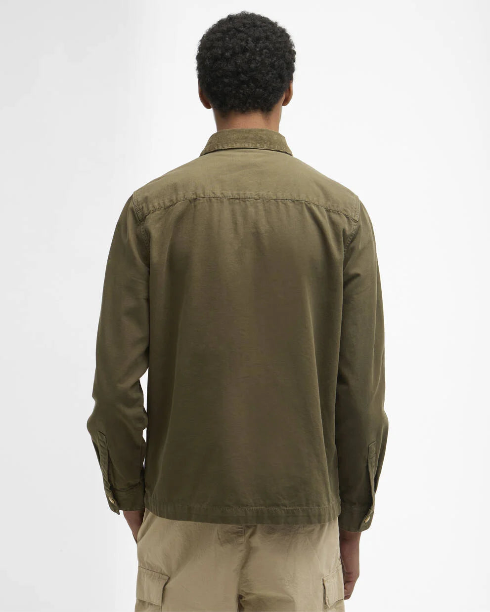 Overshirt Declan con lavorazione patchwork