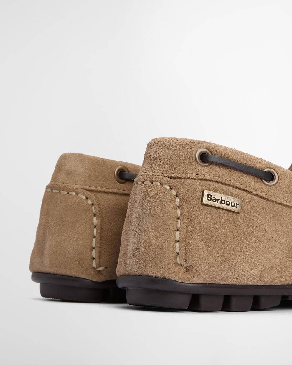 Mocassino carshoes in camoscio Taupe (Beige)