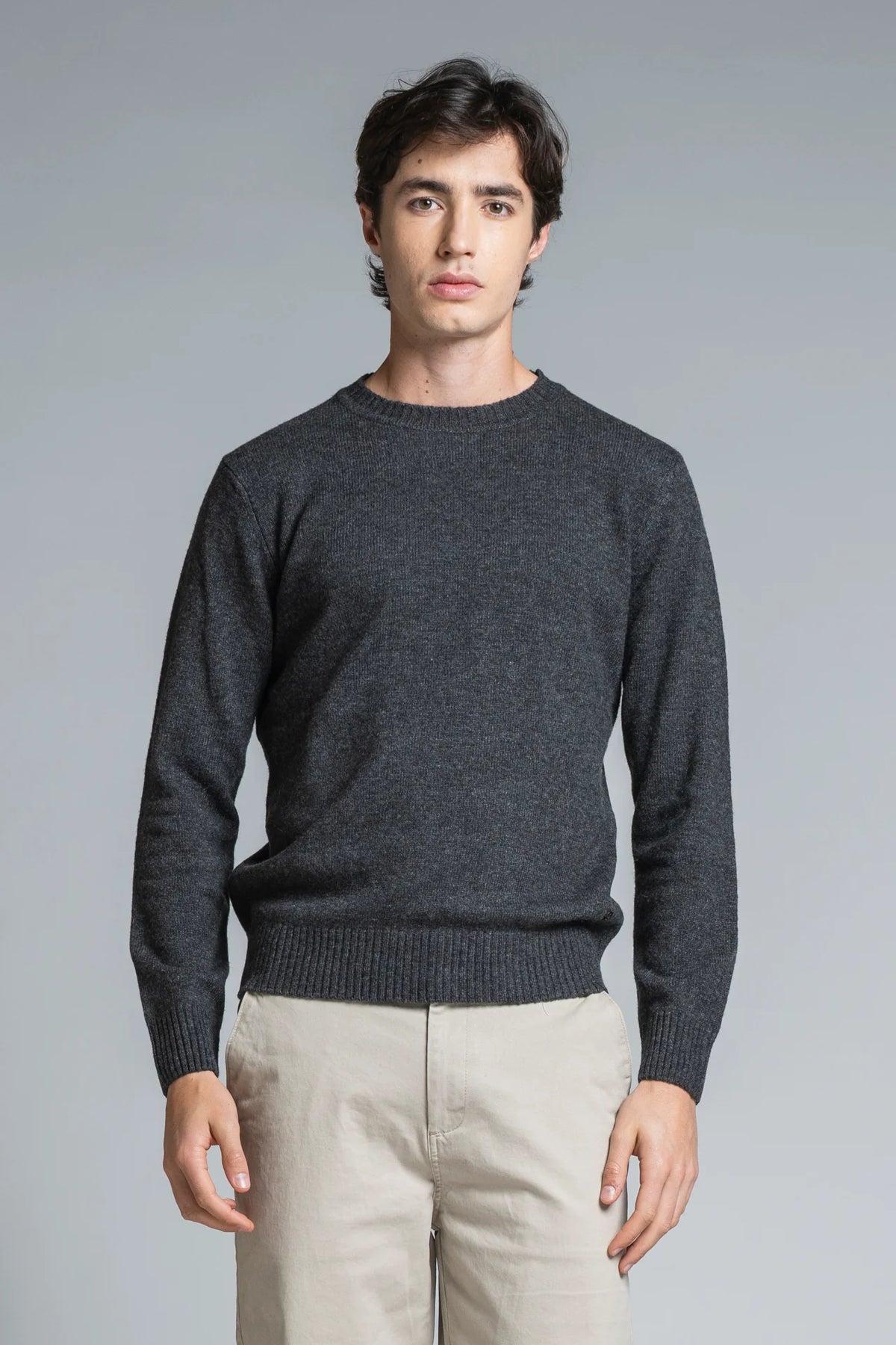 Maglia girocollo lambswool charlie blackboard