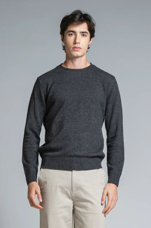 Maglia girocollo lambswool charlie blackboard