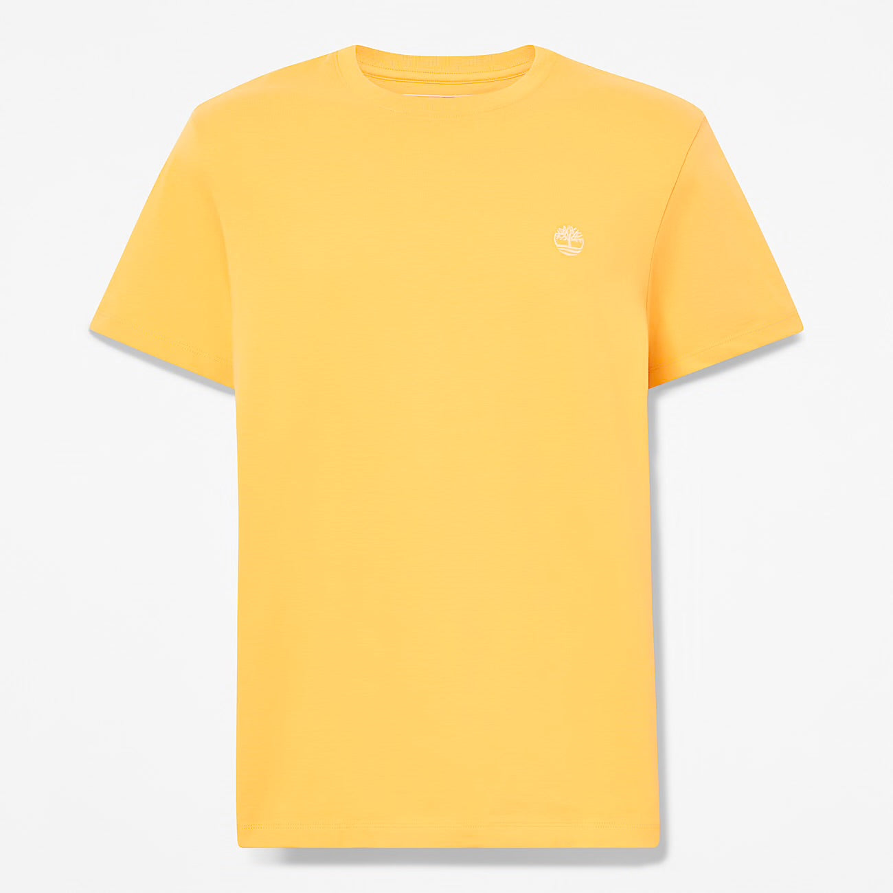 T-shirt basic slim fit manica corta Giallo