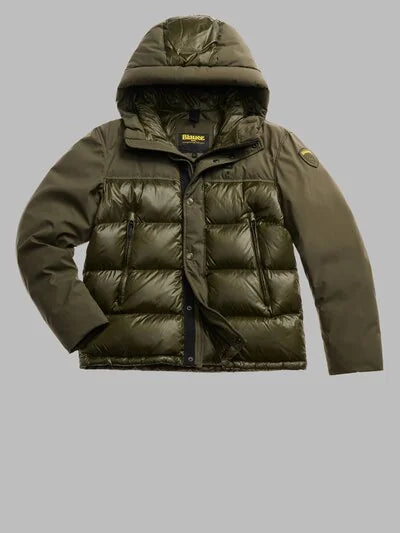 Piumino nylon e neoprene