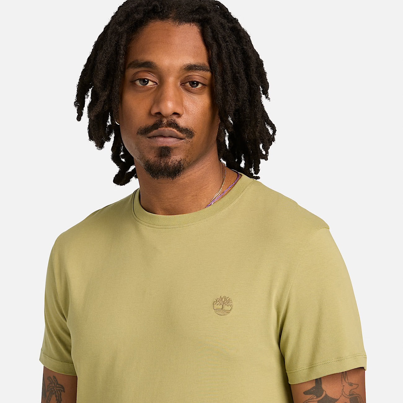 T-shirt basic slim fit manica corta Salvia