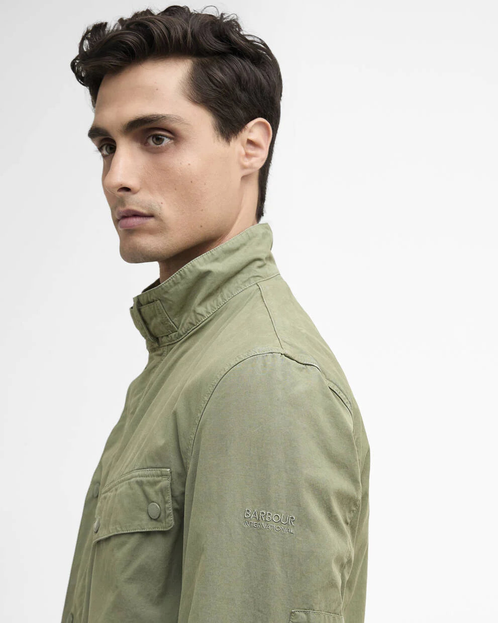 Giacca casual Duke tinta in capo verde