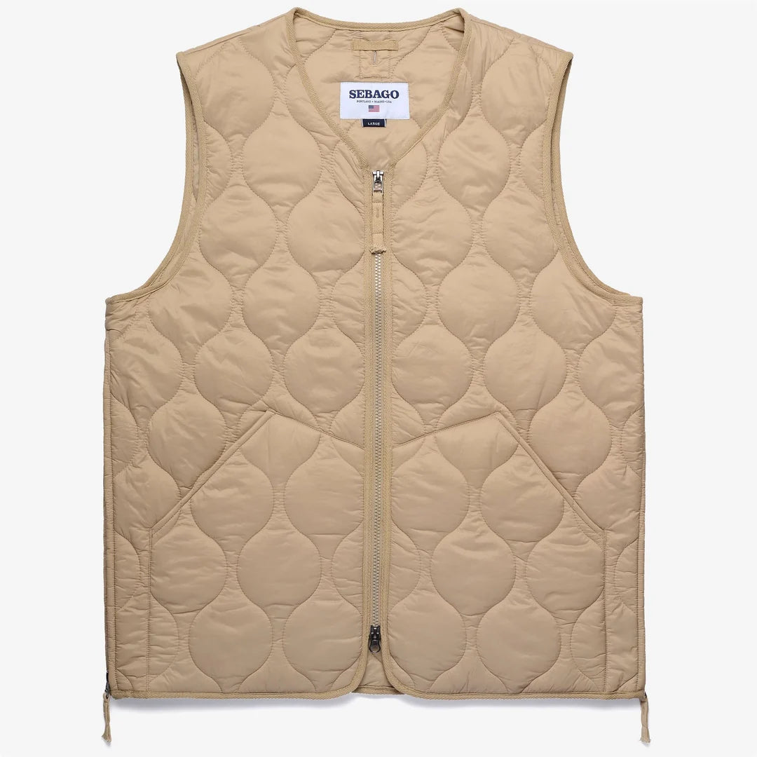 Gilet trapuntato PLYMOUTH beige