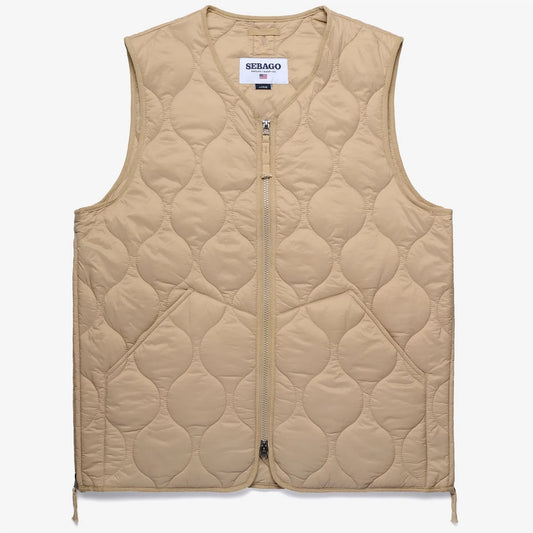 Gilet trapuntato PLYMOUTH beige