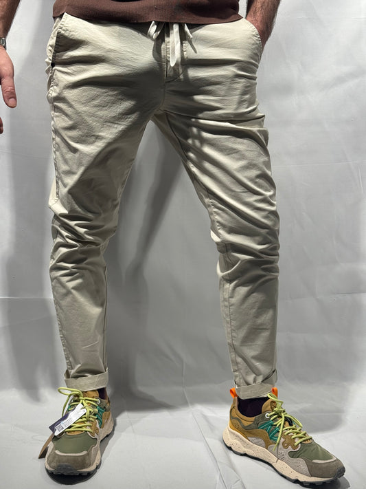 Pantalone in cotone Axel relax fit Écru