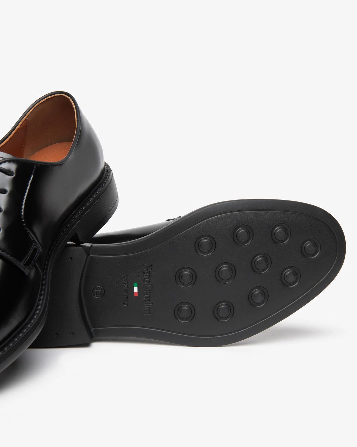 Derby in vitello brillante I601251U nero