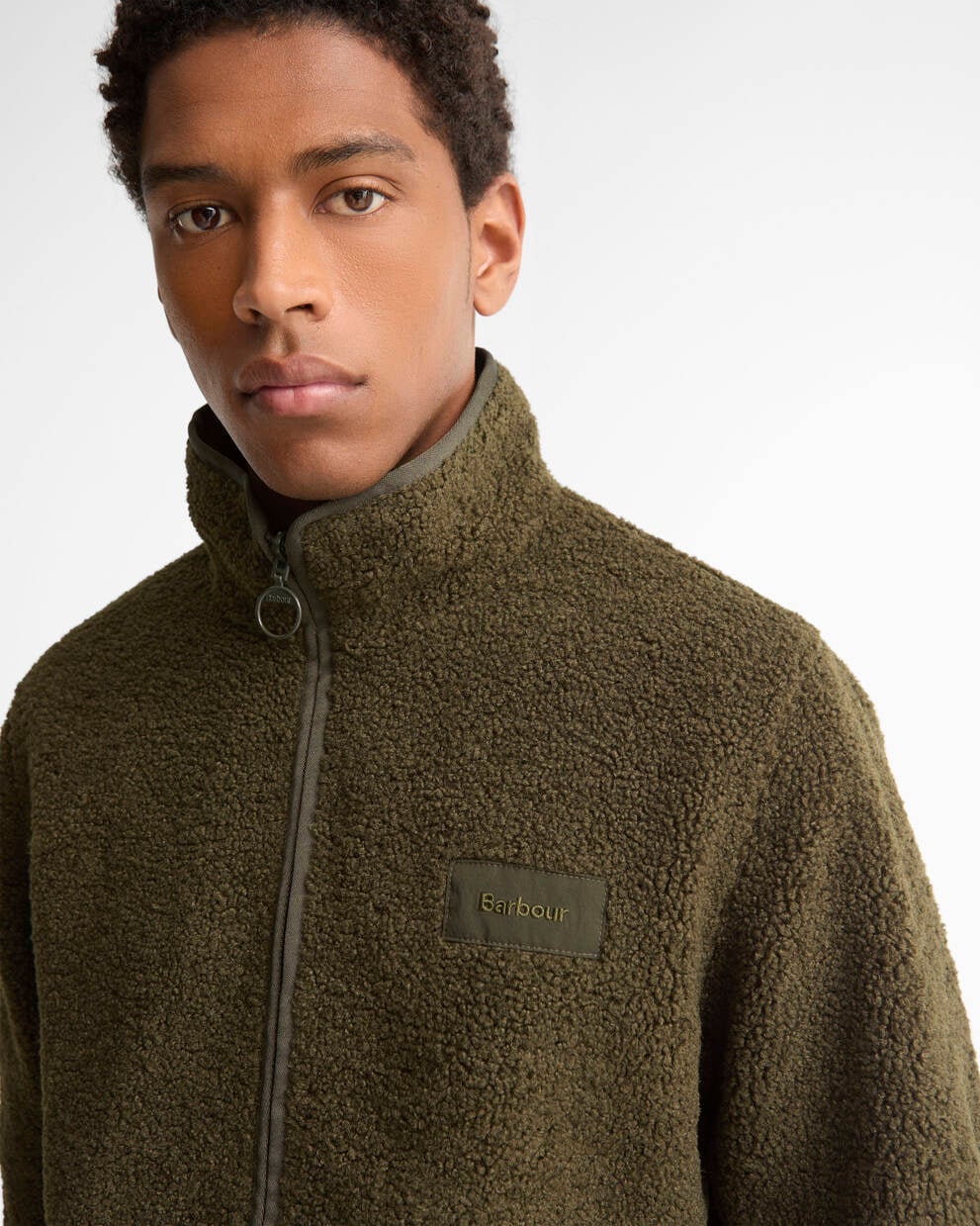 Pile reversibile sage green