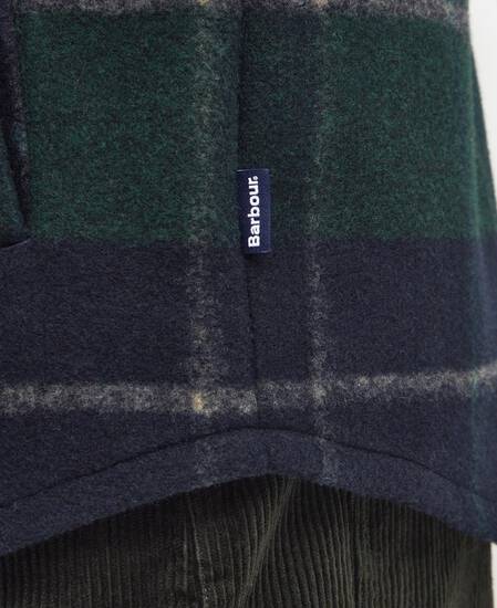 Overshirt Chapter in tartan blu