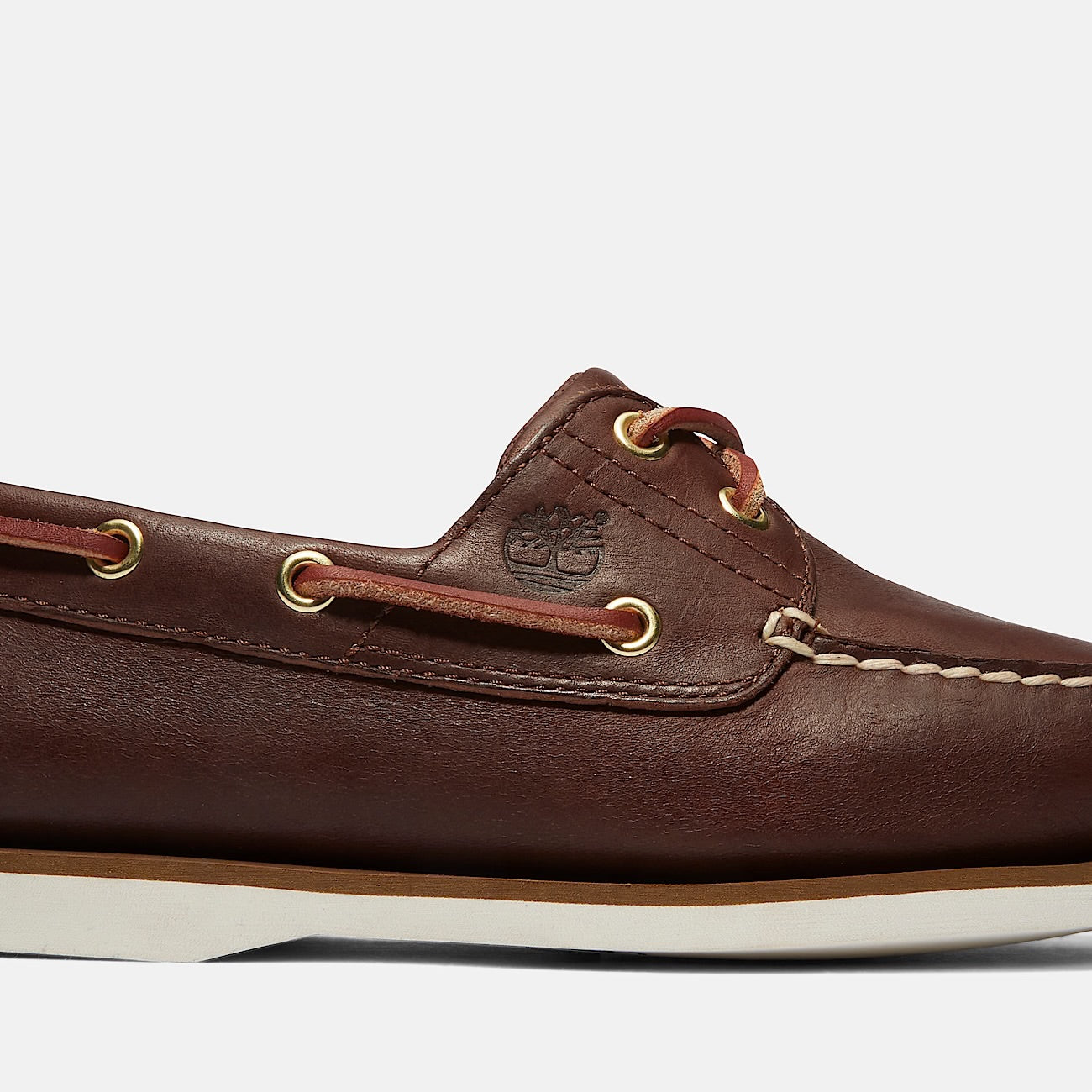 Scarpa da Barca Classic Uomo marrone fondo bianco