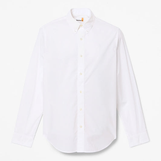 Camicia popeline elasticizzato Bianco